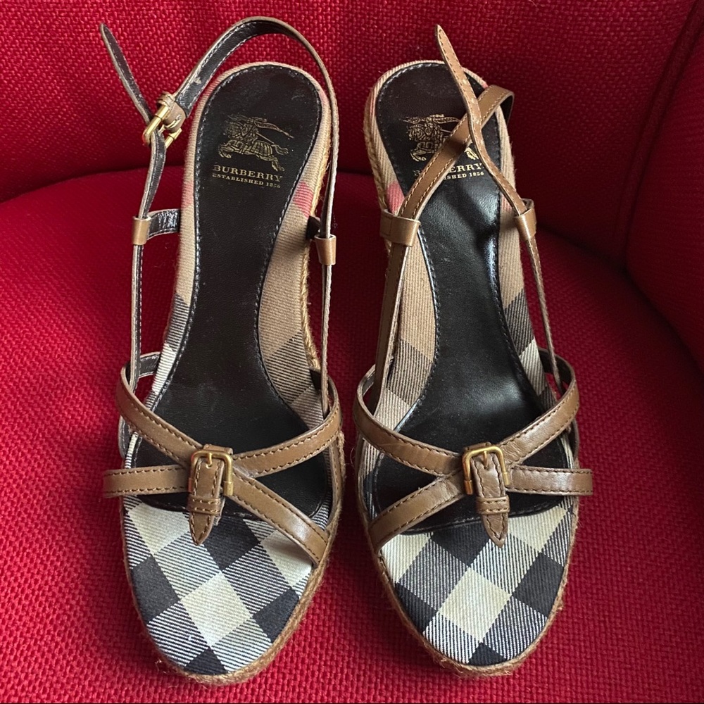 Burberry 4 inch Wedge Shoe